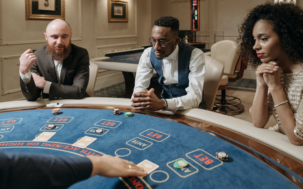 playing in a casino